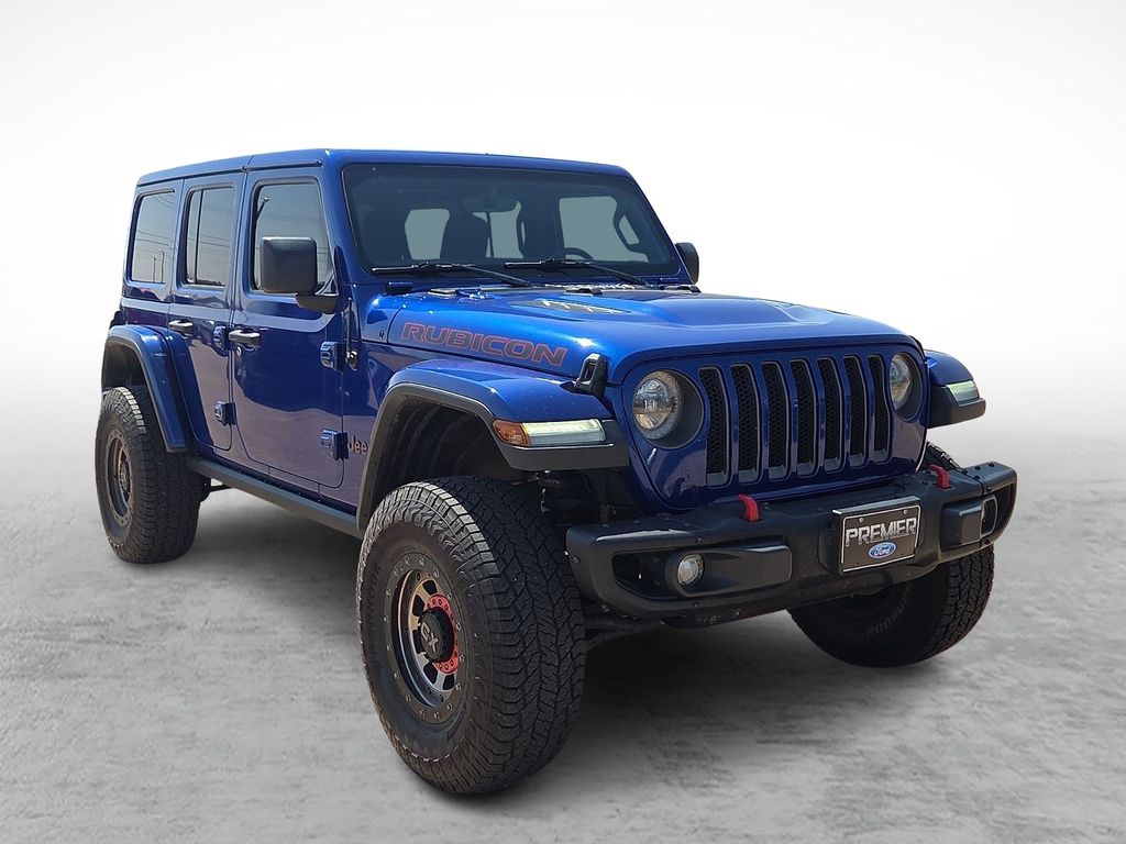 Ocean Blue Metallic Clearcoat 2020 Jeep Wrangler SUV / Crossover Four-Wheel Drive 8-Speed Automatic