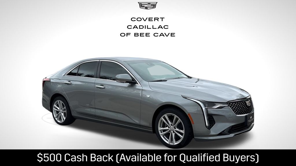 Silver Metallic 2026 Cadillac CT4 Luxury RWD Sedan Rear-Wheel Drive 8-Speed Automatic