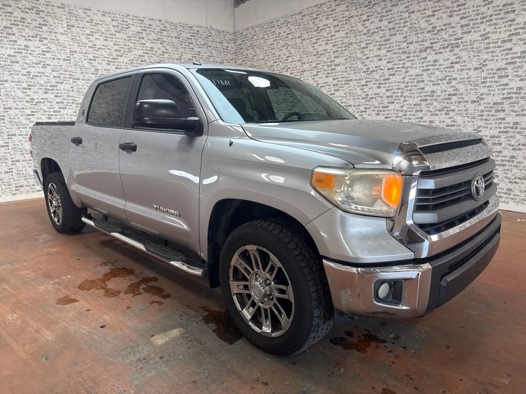 Silver Sky Metallic 2014 Toyota Tundra Pickup Truck 4X2 6-Speed Automatic Overdrive