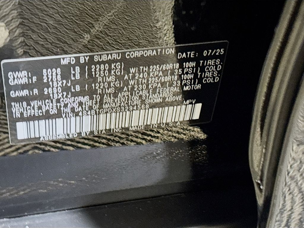 2025 Subaru Outback Touring XT