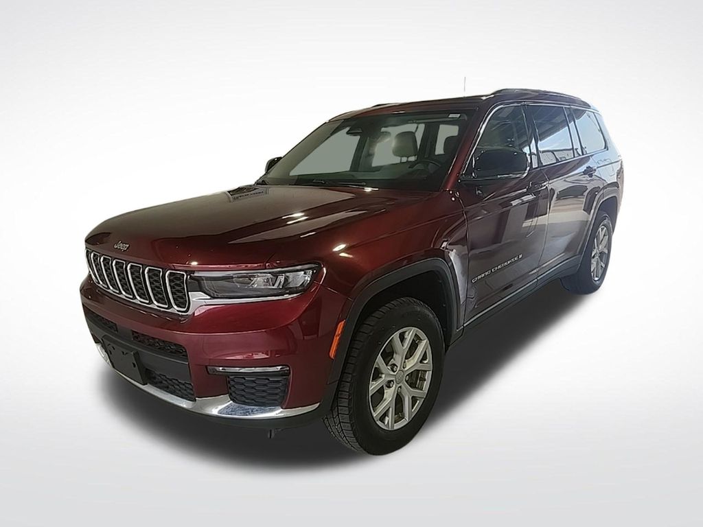 Velvet Red Pearlcoat 2021 Jeep Grand Cherokee L SUV / Crossover Four-Wheel Drive 8-Speed Automatic