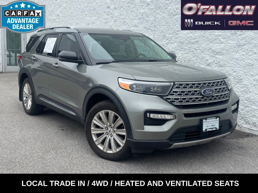 Silver Spruce Metallic 2020 Ford Explorer Limited AWD SUV / Crossover All-Wheel Drive Automatic