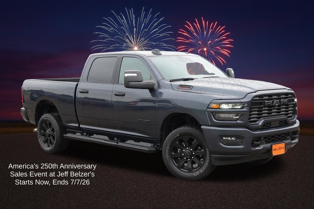 Forged Blue Metallic 2025 RAM 2500 Pickup Truck Four-Wheel Drive 8-Speed Automatic