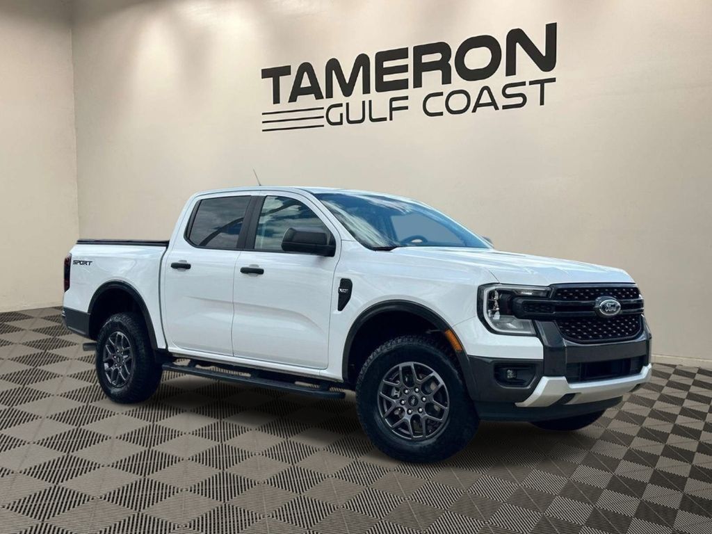 Oxford White 2024 Ford Ranger XLT SuperCrew RWD Pickup Truck 4X2 Automatic