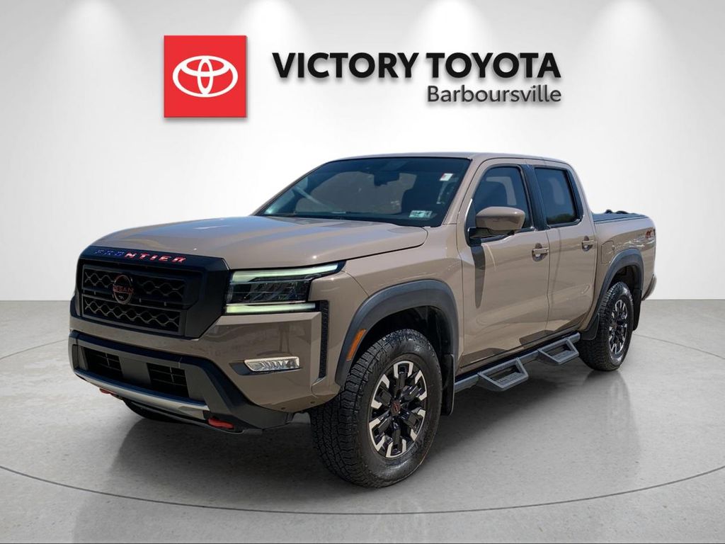 Baja Storm 2023 Nissan Frontier PRO-4X Crew Cab 4WD Pickup Truck Four-Wheel Drive 9-Speed Automatic