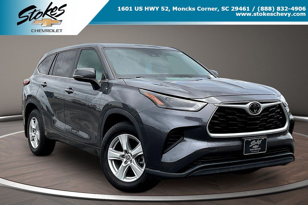Magnetic Gray Metallic 2023 Toyota Highlander SUV / Crossover Front-Wheel Drive 8-Speed Automatic