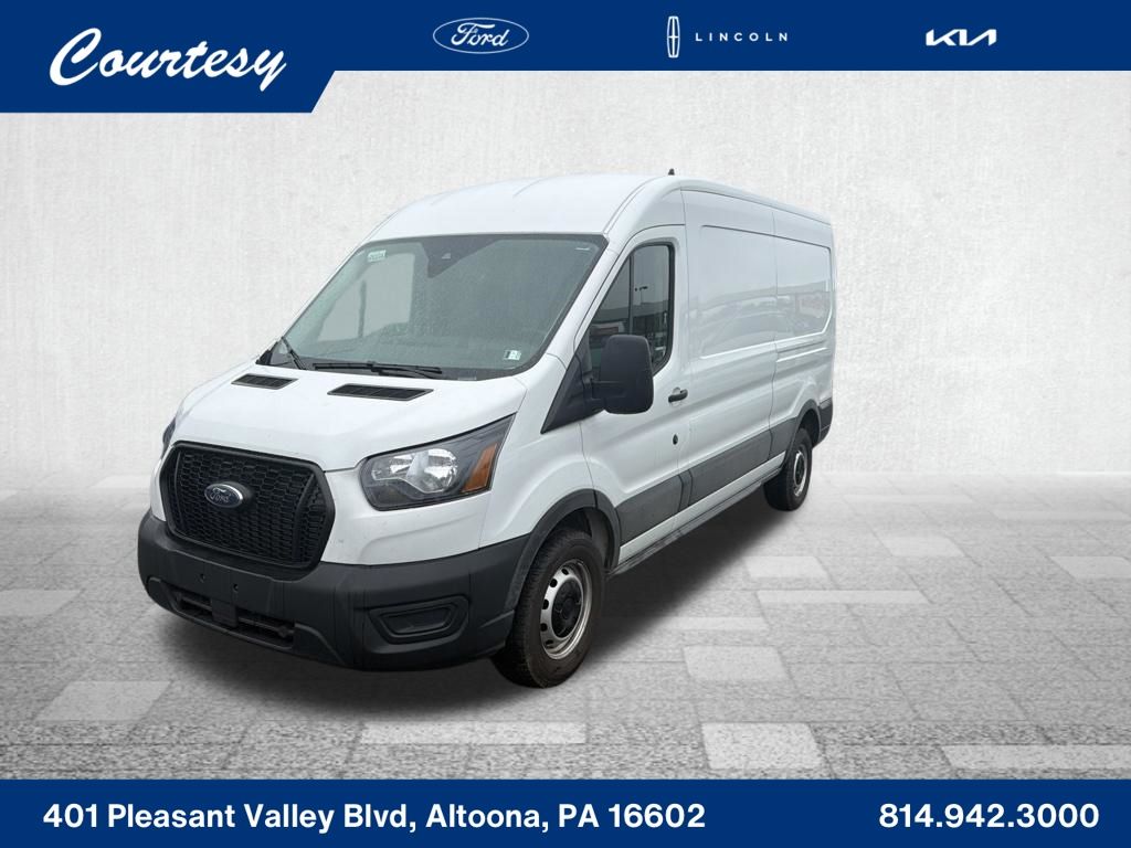 Oxford White 2025 Ford Transit Cargo Van Rear-Wheel Drive