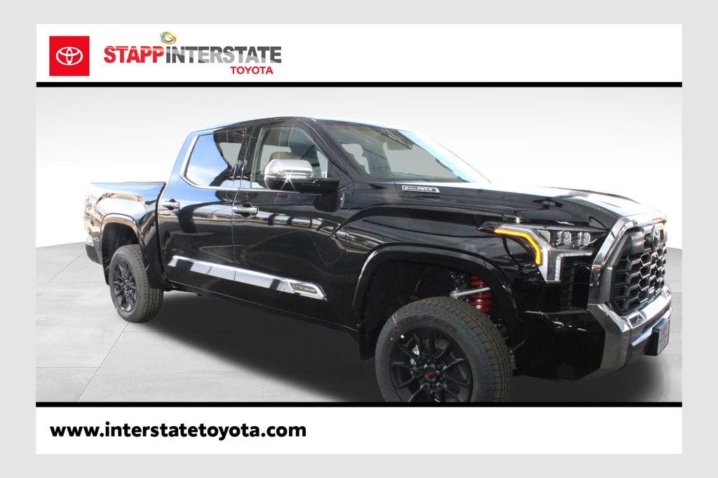 Midnight Black Metallic 2026 Toyota Tundra Hybrid 1794 Edition HV CrewMax Cab 4WD Pickup Truck Four-Wheel Drive Automatic