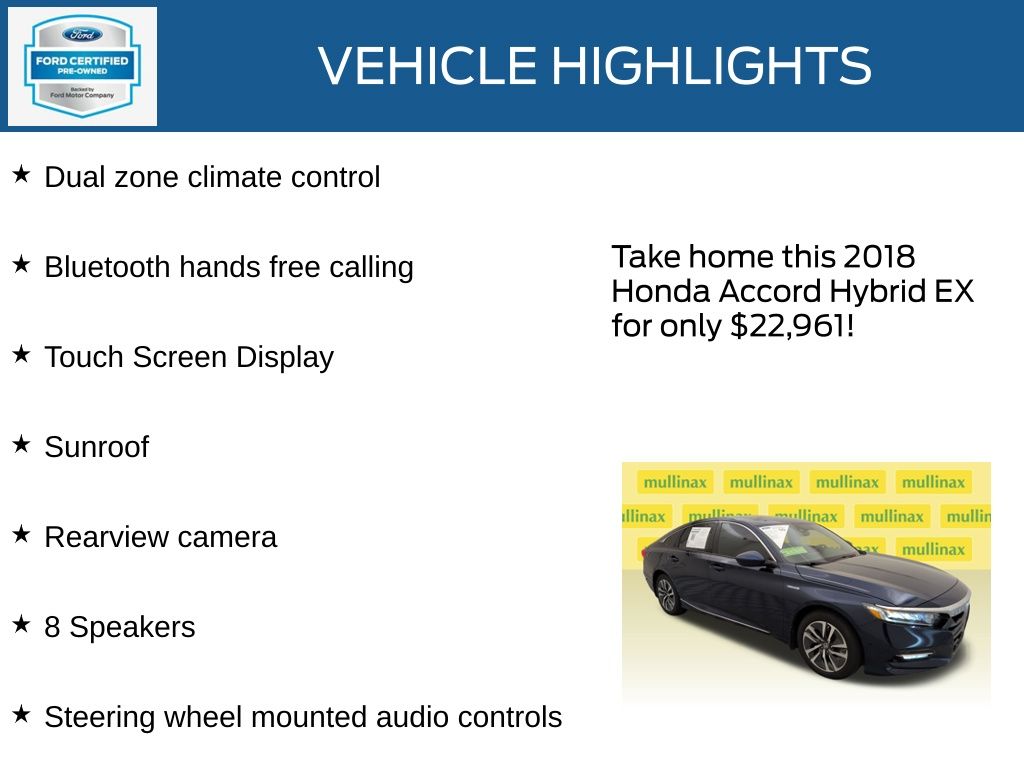 Certified Used 2018 Blue Honda EX image 22