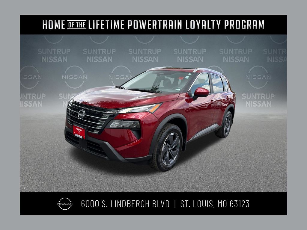 Red (Scarlet Ember Tintcoat) 2025 Nissan Rogue SUV / Crossover Front-Wheel Drive Continuously Variable Transmission