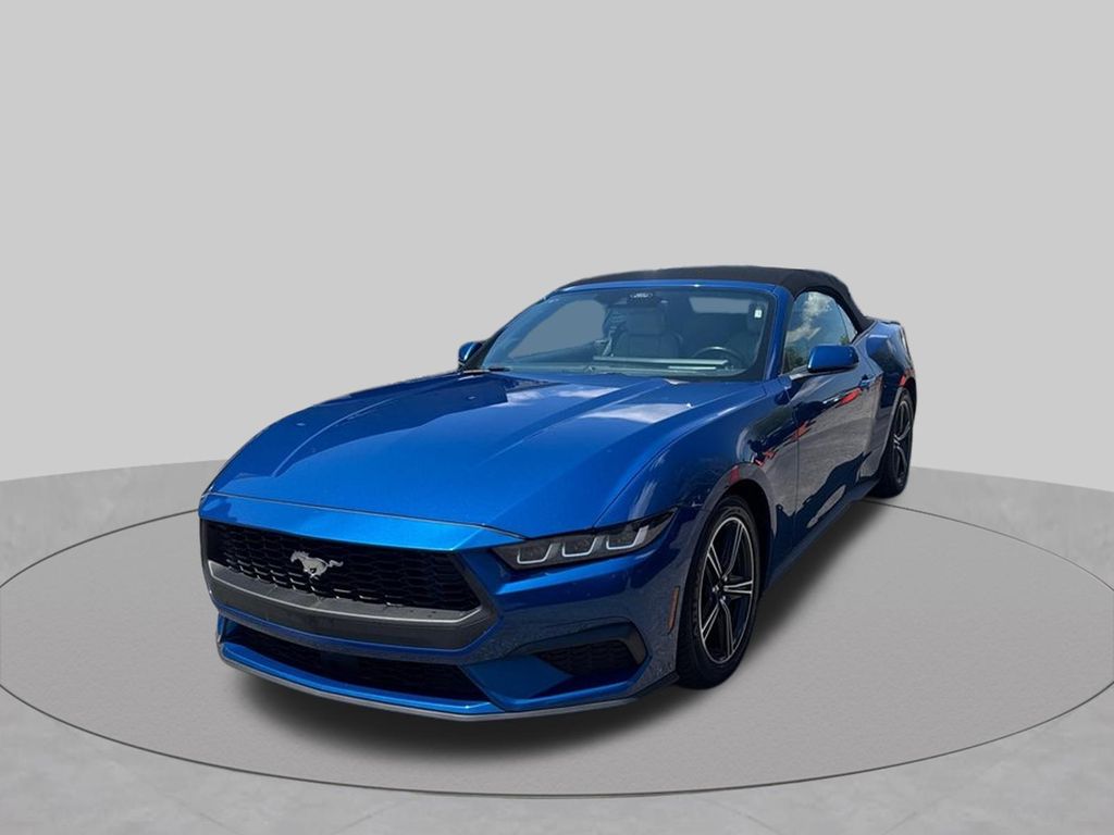 Blue Metallic 2024 Ford Mustang Convertible Rear-Wheel Drive Automatic