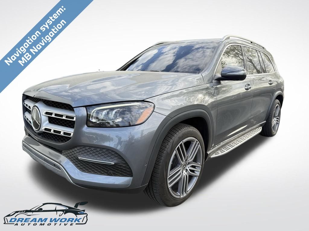 Gray 2022 Mercedes-Benz GLS 450 4MATIC SUV / Crossover All-Wheel Drive 9-Speed Automatic