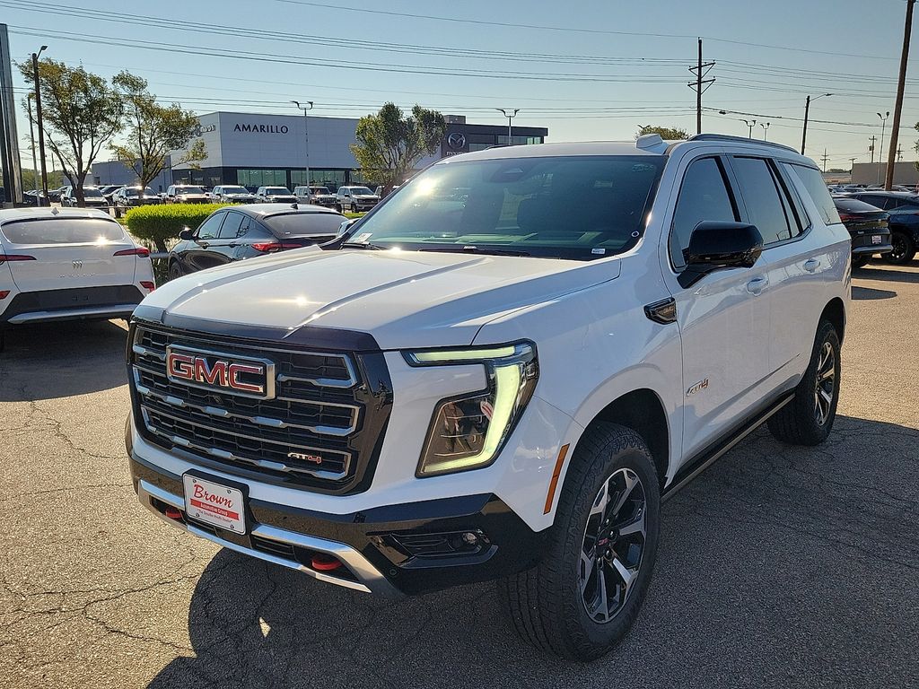 2026 GMC Yukon AT4 White at Brown Buick GMC