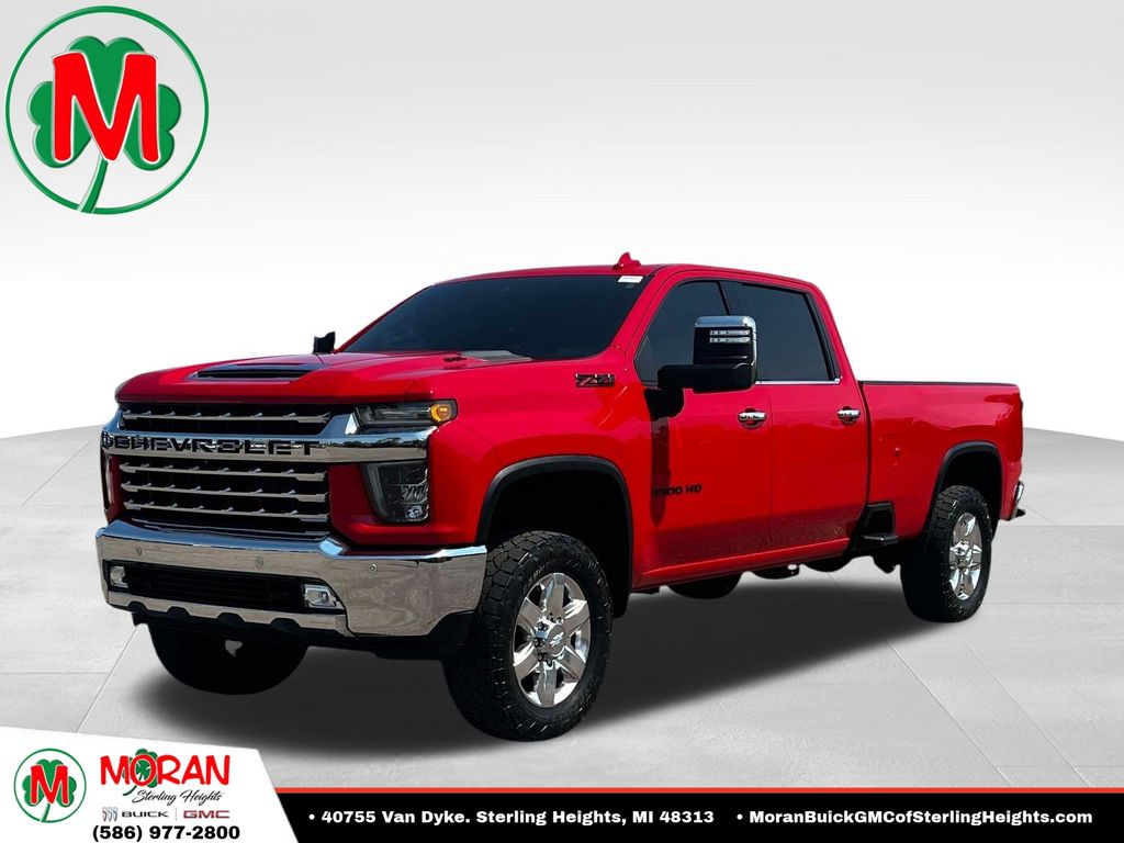 Red 2020 Chevrolet Silverado 3500HD Pickup Truck Four-Wheel Drive 6-Speed Automatic