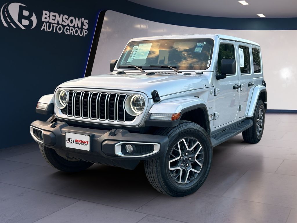 Silver Zynith Clearcoat 2024 Jeep Wrangler SUV / Crossover Four-Wheel Drive 8-Speed Automatic