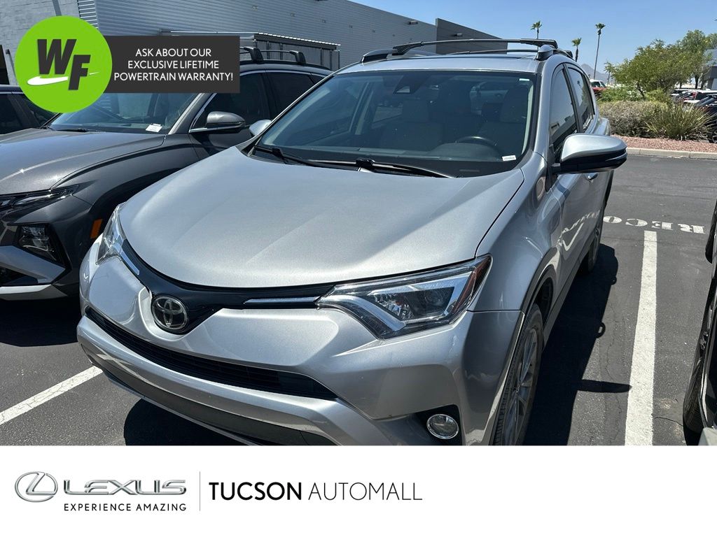 Silver 2018 Toyota RAV4 SUV / Crossover Front-Wheel Drive 6-Speed Automatic