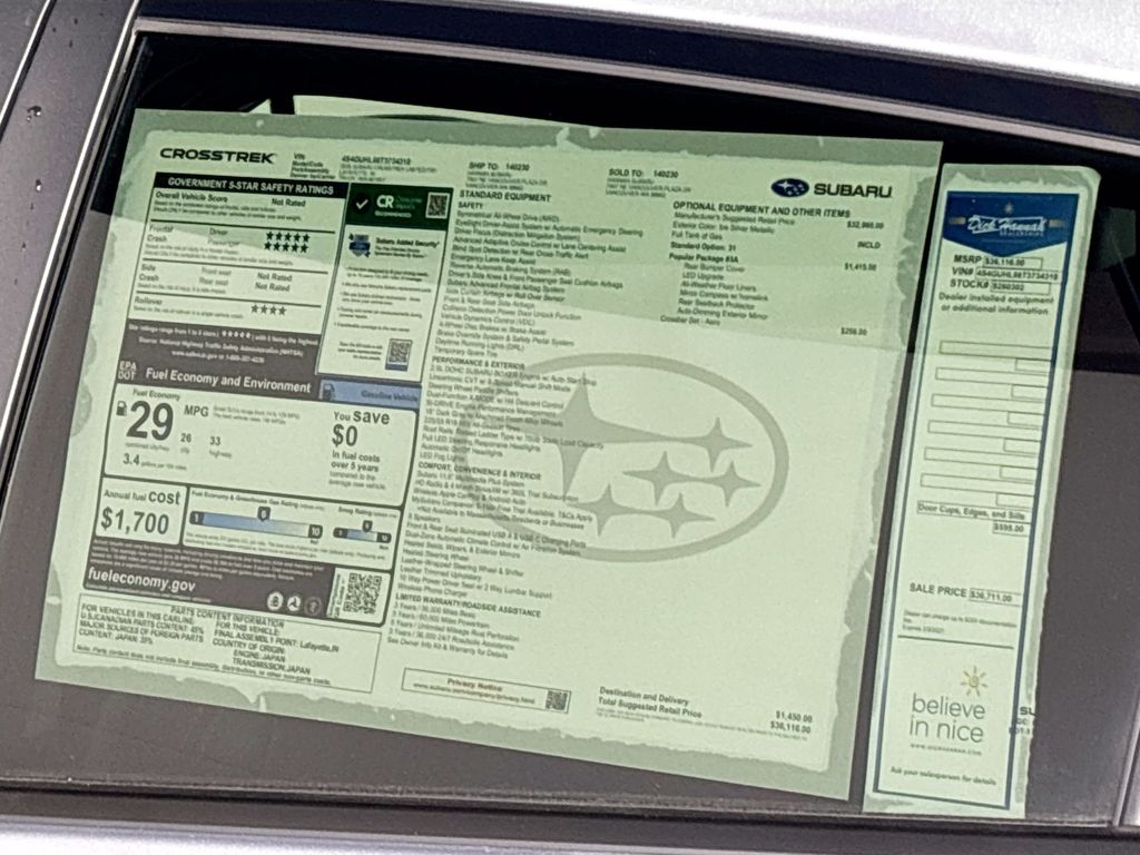 2026 Subaru Crosstrek Limited