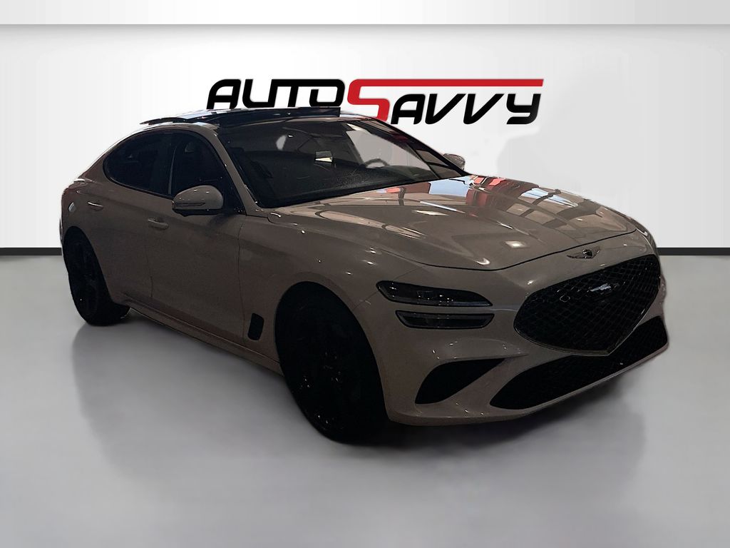 Uyuni White 2026 Genesis G70 3.3T Sport Prestige RWD Sedan Rear-Wheel Drive 8-Speed Automatic