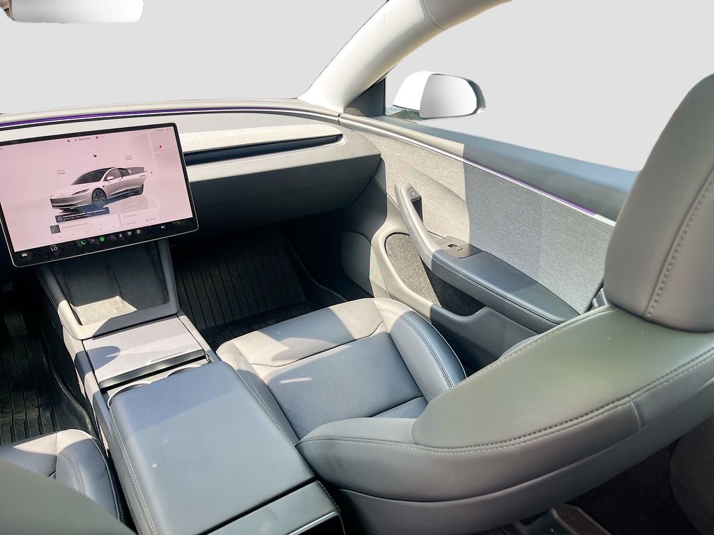 2025 Tesla Model 3 Long Range White at Classic Chevrolet Galveston