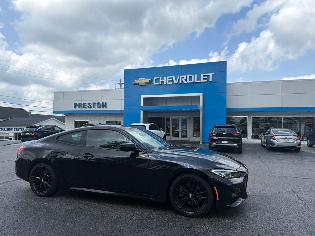 Black Sapphire Metallic 2021 BMW 4 Series Coupe All-Wheel Drive 8-Speed Automatic