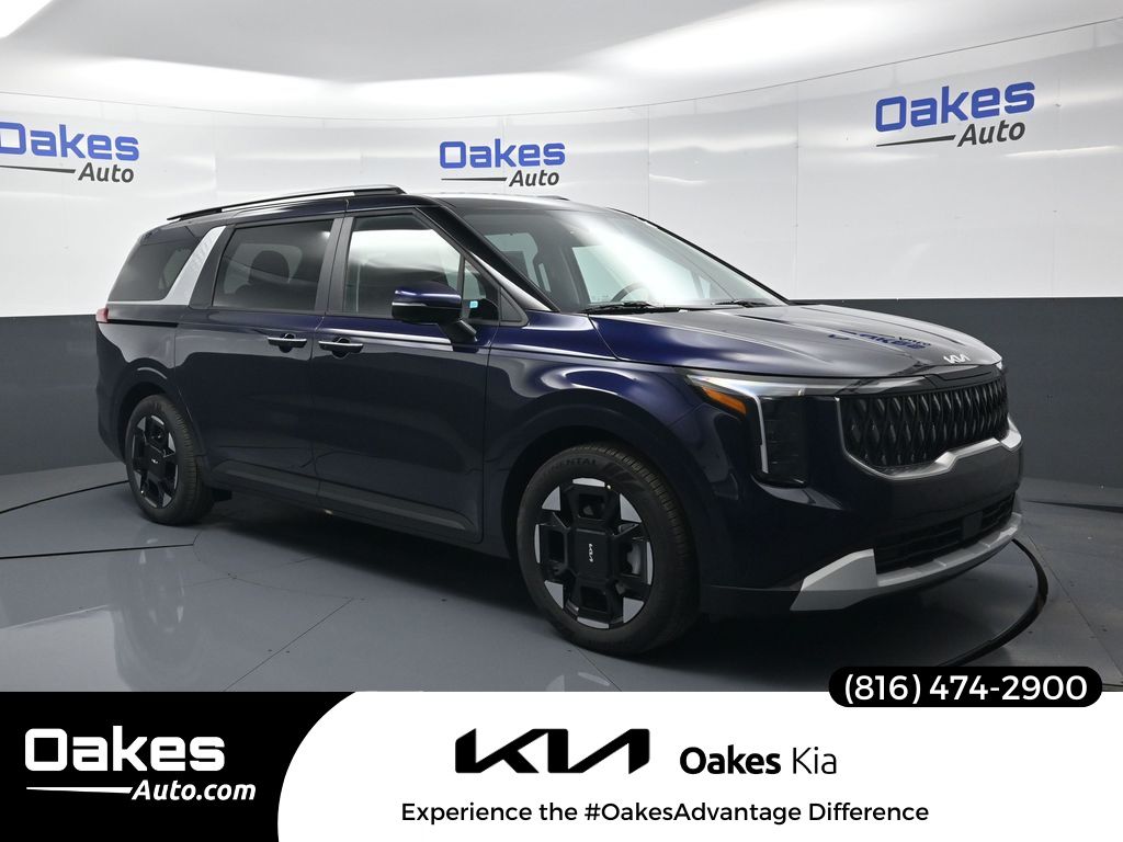 Deep Chroma Blue 2026 Kia Carnival Minivan Front-Wheel Drive 8-Speed Automatic