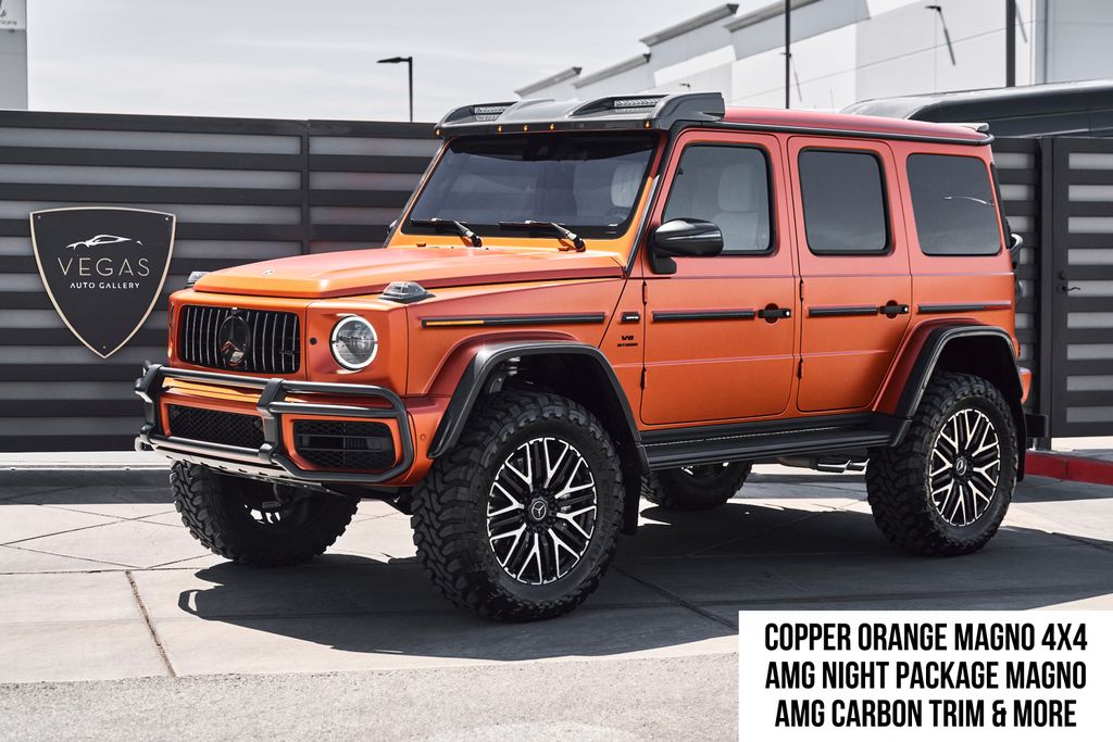 Red (MANUFAKTUR Copper Orange magno) 2024 Mercedes-Benz G-Class AMG G 63 Squared 4MATIC SUV / Crossover All-Wheel Drive 9-Speed Automatic