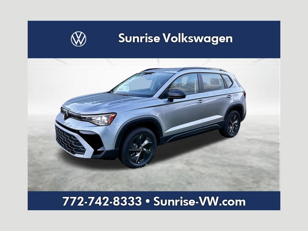 Silver 2026 Volkswagen Taos SUV / Crossover Front-Wheel Drive 8-Speed Automatic