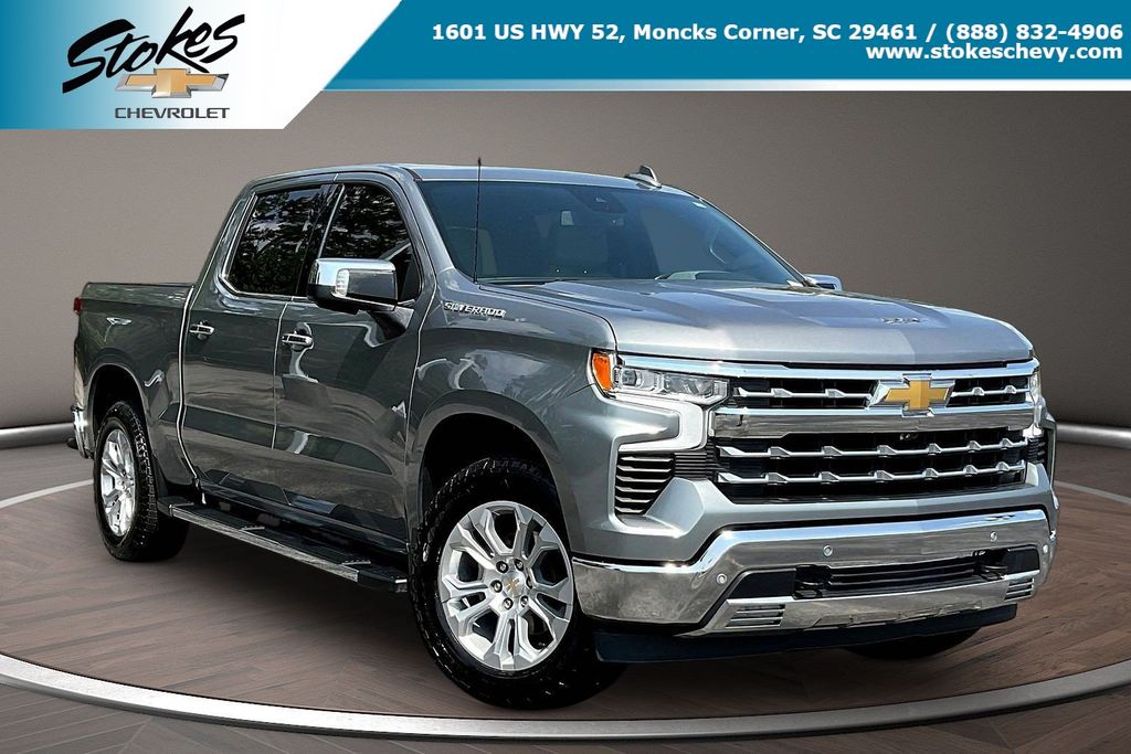 Sterling Gray Metallic 2023 Chevrolet Silverado 1500 Pickup Truck 4X2 Automatic