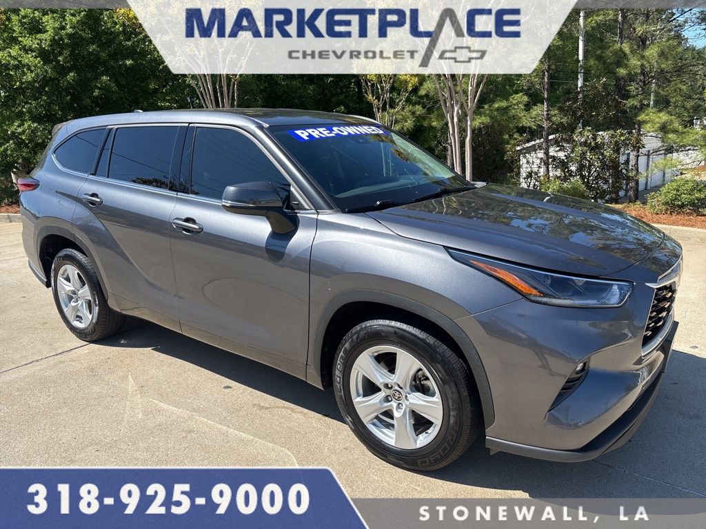 Magnetic Gray Metallic 2021 Toyota Highlander SUV / Crossover Front-Wheel Drive 8-Speed Automatic