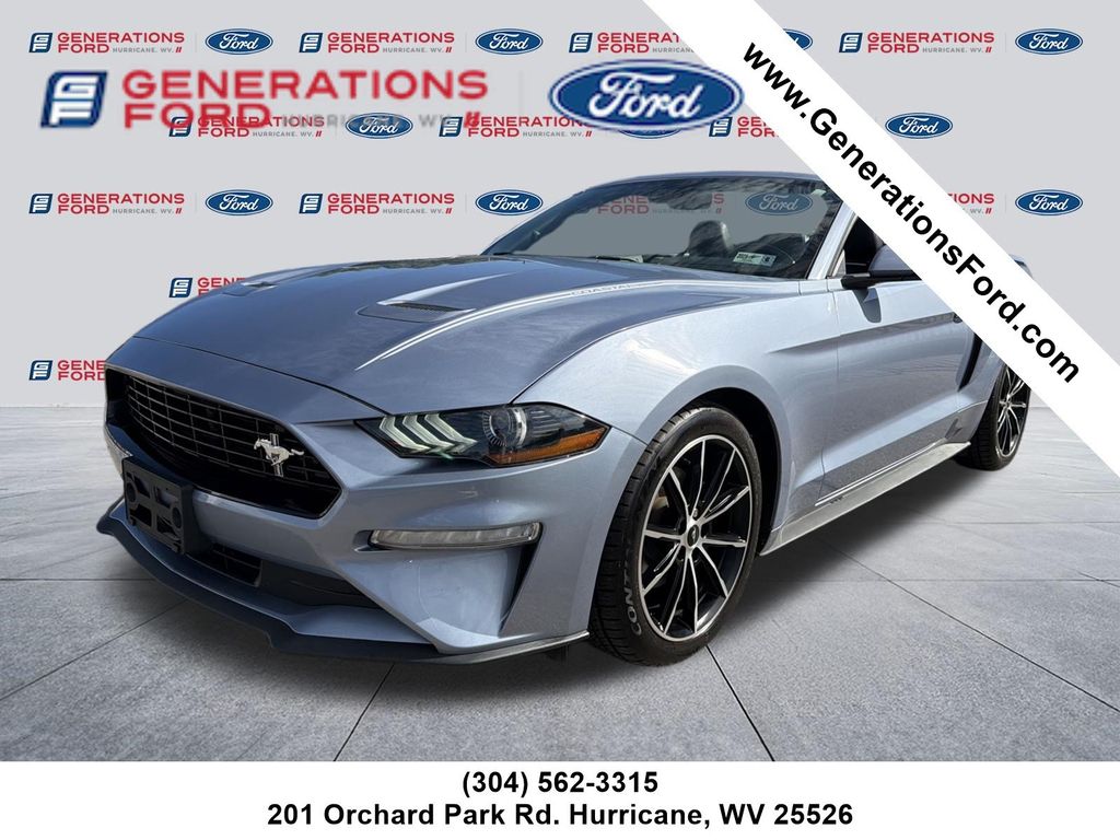 Blue Metallic 2022 Ford Mustang Convertible Rear-Wheel Drive Automatic