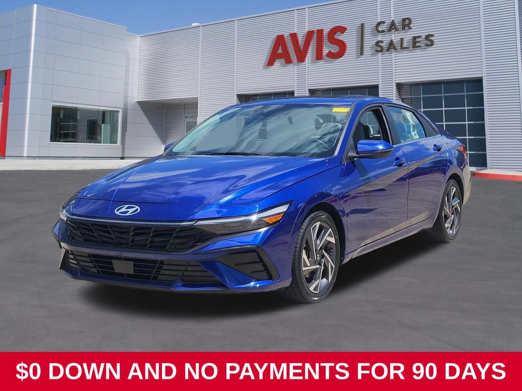 Intense Blue 2025 Hyundai Elantra Sedan Front-Wheel Drive Continuously Variable Transmission