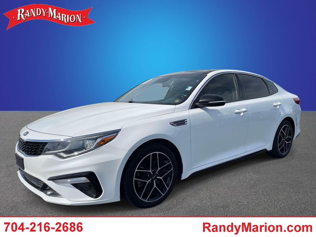 Snow White Pearl 2020 Kia Optima Sedan 6-Speed Automatic
