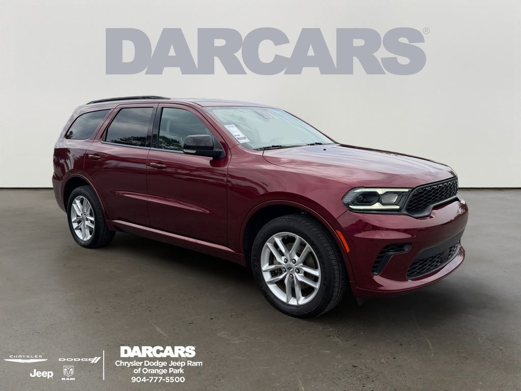 Octane Red Pearlcoat 2024 Dodge Durango GT Plus AWD SUV / Crossover All-Wheel Drive 8-Speed Automatic