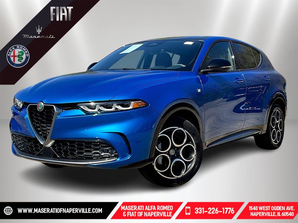 Misano Blue Metallic 2024 Alfa Romeo Tonale Ti AWD SUV / Crossover All-Wheel Drive 6-Speed Automatic