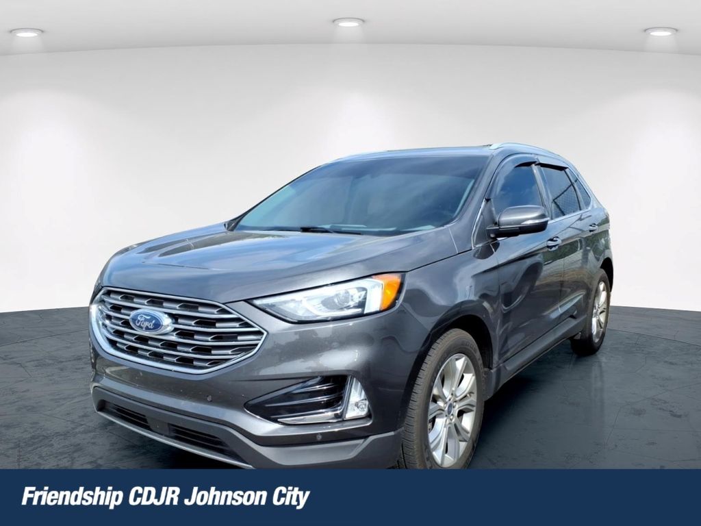 Gray (Magnetic) 2020 Ford Edge Titanium AWD SUV / Crossover All-Wheel Drive 8-Speed Automatic