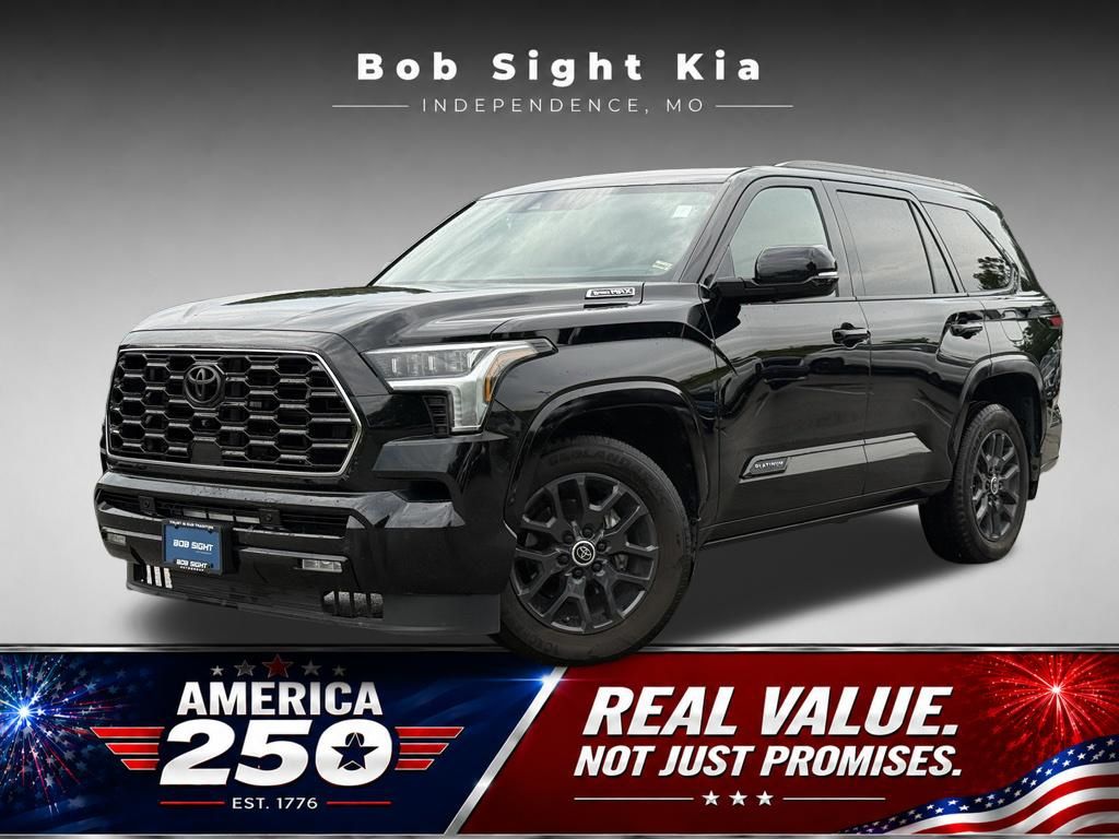 Midnight Black Metallic 2024 Toyota Sequoia SUV / Crossover Four-Wheel Drive Automatic