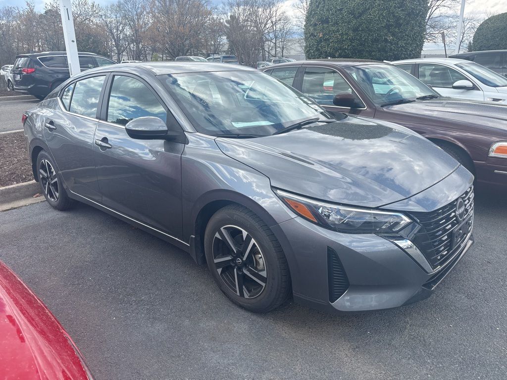 Gray (Gun Metallic) 2024 Nissan Sentra SV FWD Sedan Front-Wheel Drive Continuously Variable Transmission
