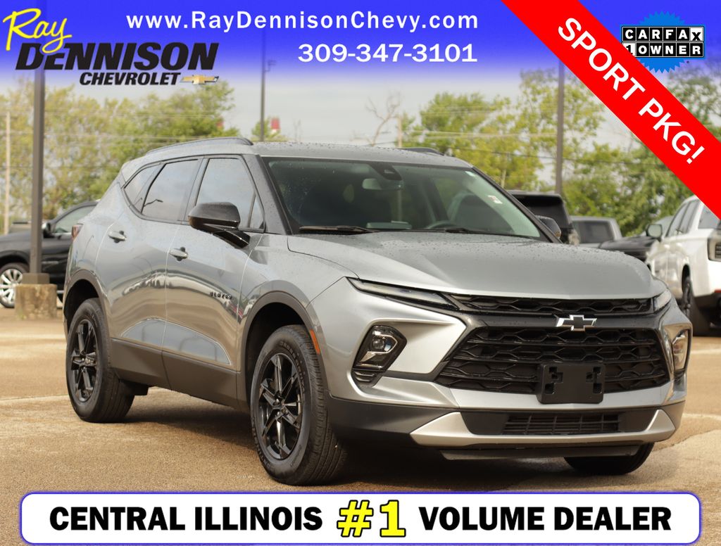 Sterling Gray Metallic 2024 Chevrolet Blazer SUV / Crossover Front-Wheel Drive 9-Speed Automatic Overdrive