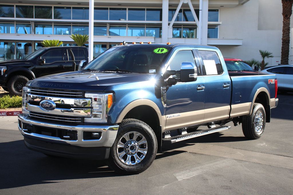 Blue Jeans Metallic 2019 Ford F-250 Super Duty Pickup Truck Four-Wheel Drive 6-Speed Automatic