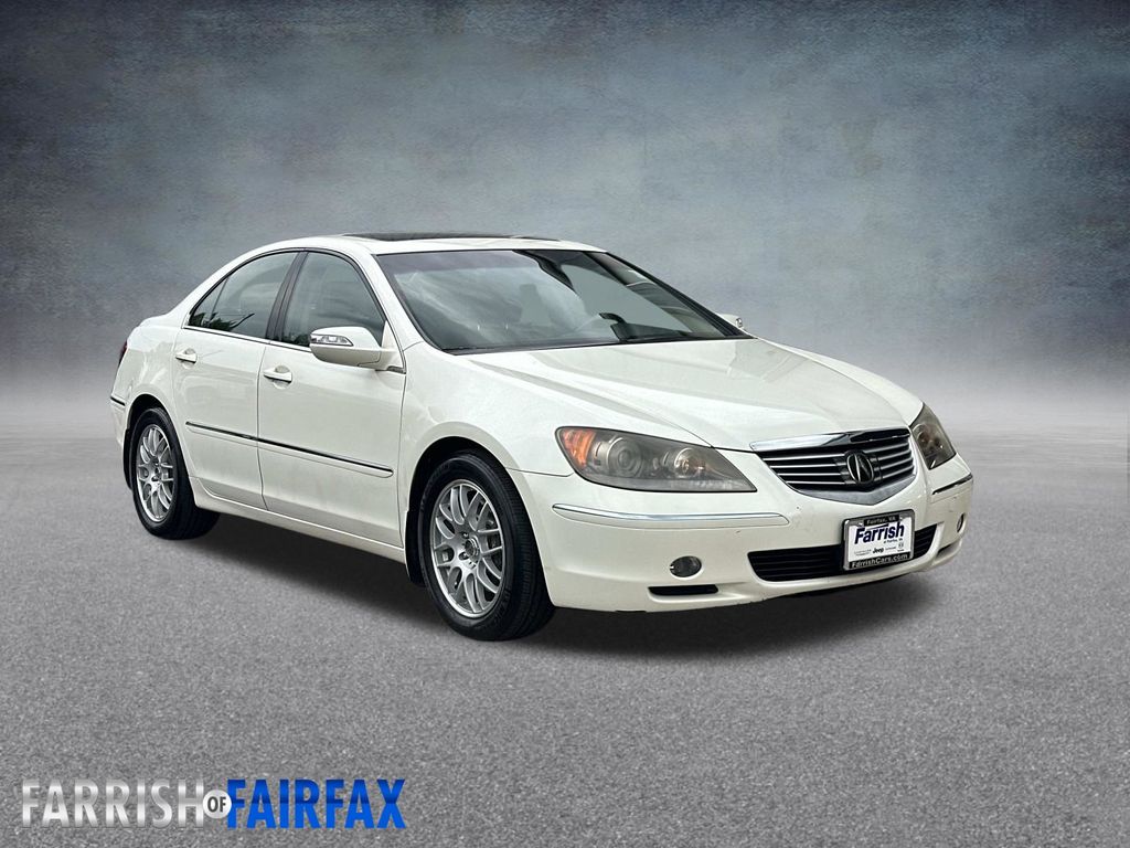 Premium White Pearl 2006 Acura RL SH-AWD with Navigation Sedan All-Wheel Drive 5-Speed Automatic Overdrive