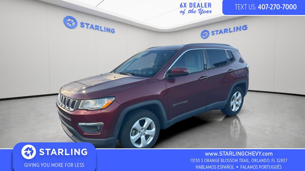 Velvet Red Pearlcoat 2021 Jeep Compass SUV / Crossover Front-Wheel Drive 6-Speed Automatic