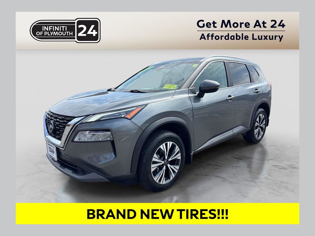 Gray (Gun Metallic) 2023 Nissan Rogue SUV / Crossover All-Wheel Drive Continuously Variable Transmission