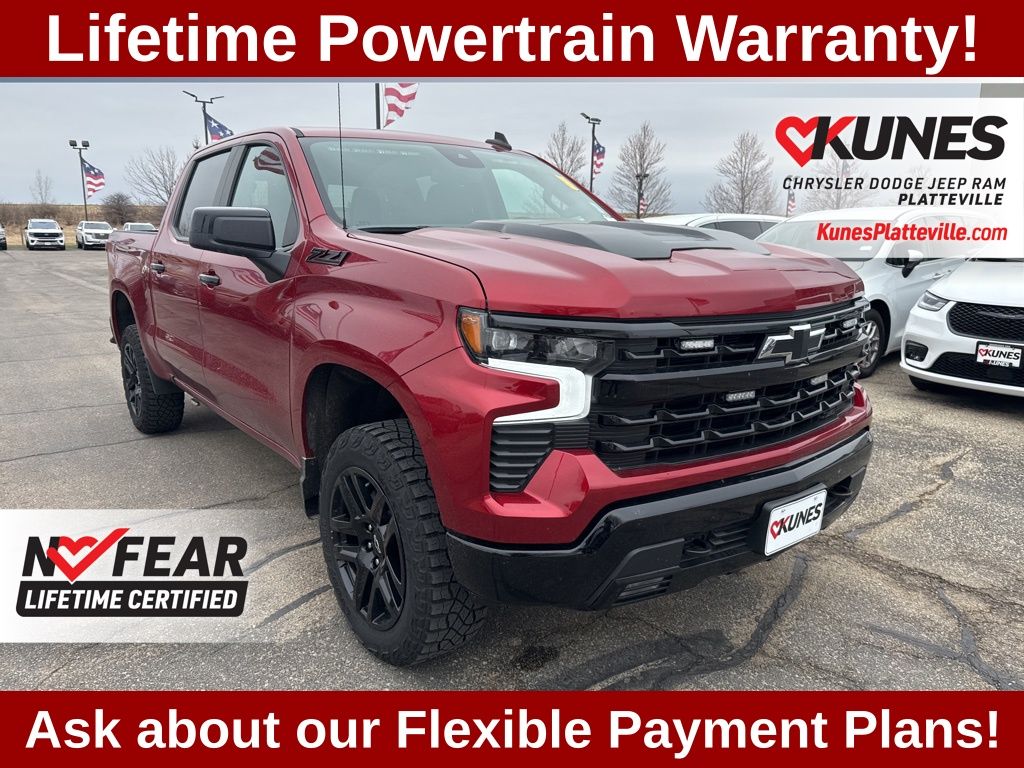 Radiant Red Tintcoat 2024 Chevrolet Silverado 1500 Pickup Truck Four-Wheel Drive Automatic