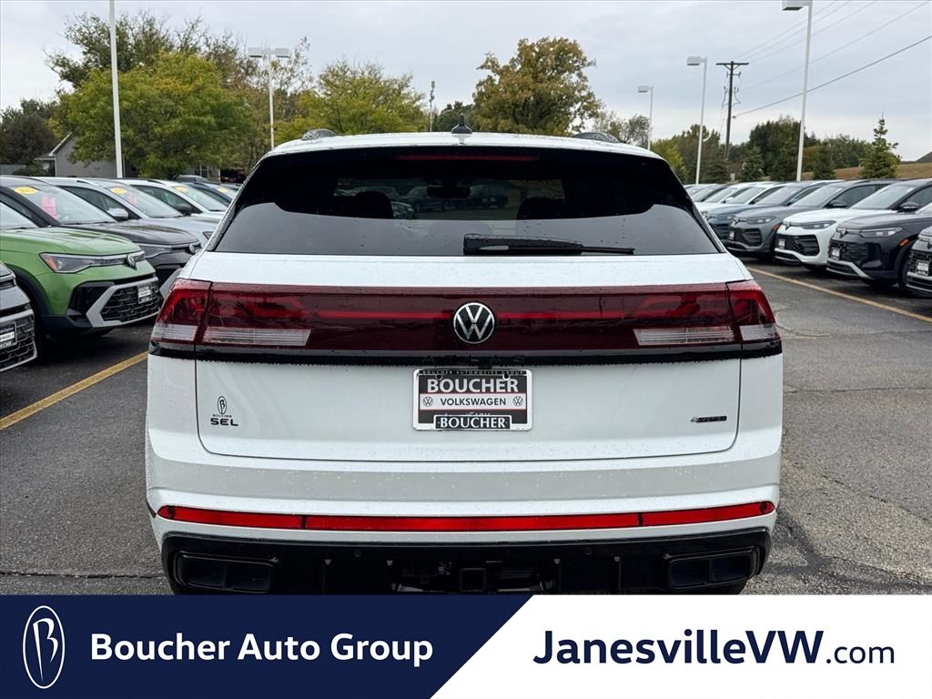 New 2026 Opal White Pearl Volkswagen 2.0T SEL R-Line Black image 4