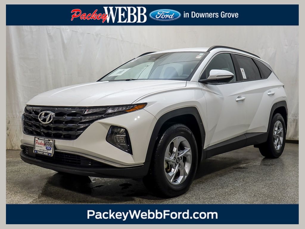 Serenity White Pearl 2023 Hyundai Tucson SUV / Crossover All-Wheel Drive 8-Speed Automatic