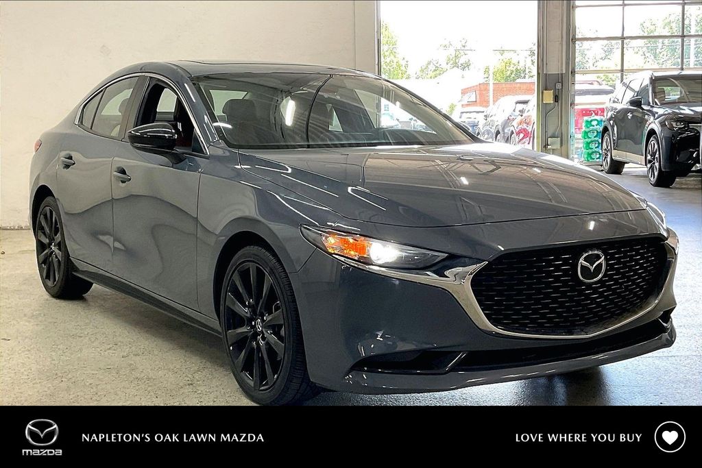 Polymetal Gray Metallic 2024 Mazda MAZDA3 Sedan All-Wheel Drive 6-Speed Automatic