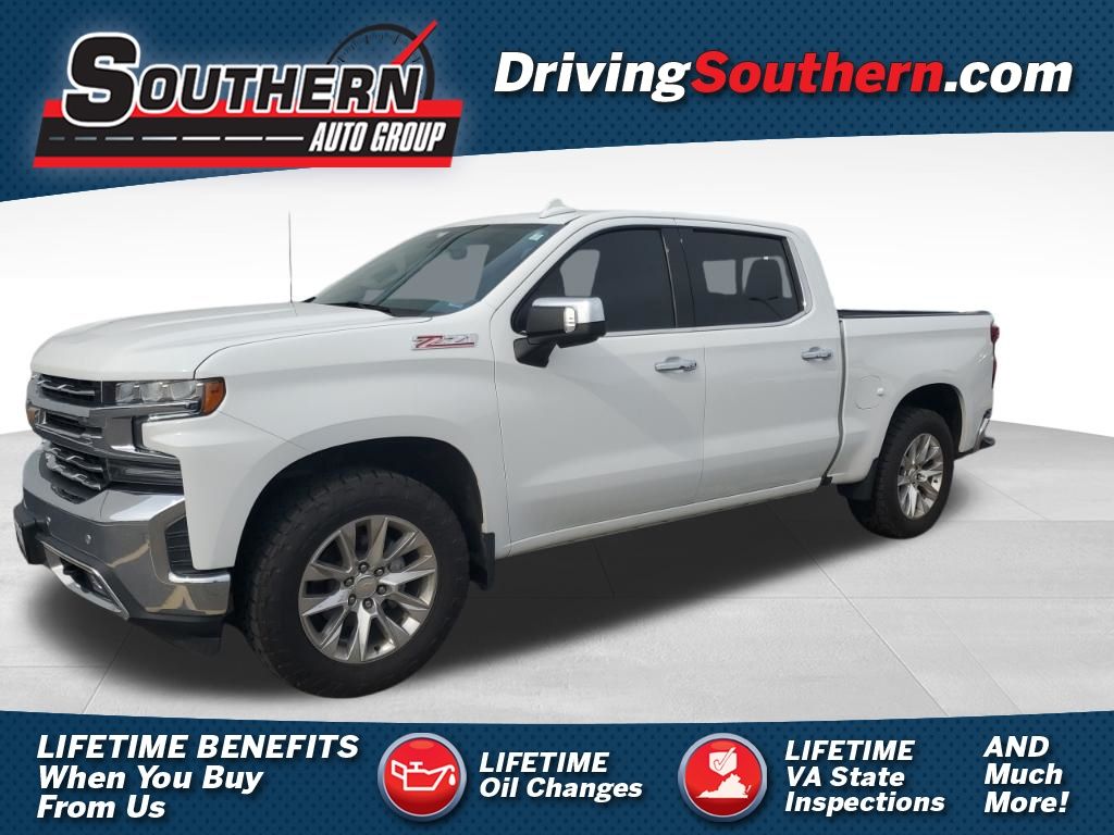 Summit White 2021 Chevrolet Silverado 1500 Pickup Truck Four-Wheel Drive 8-Speed Automatic