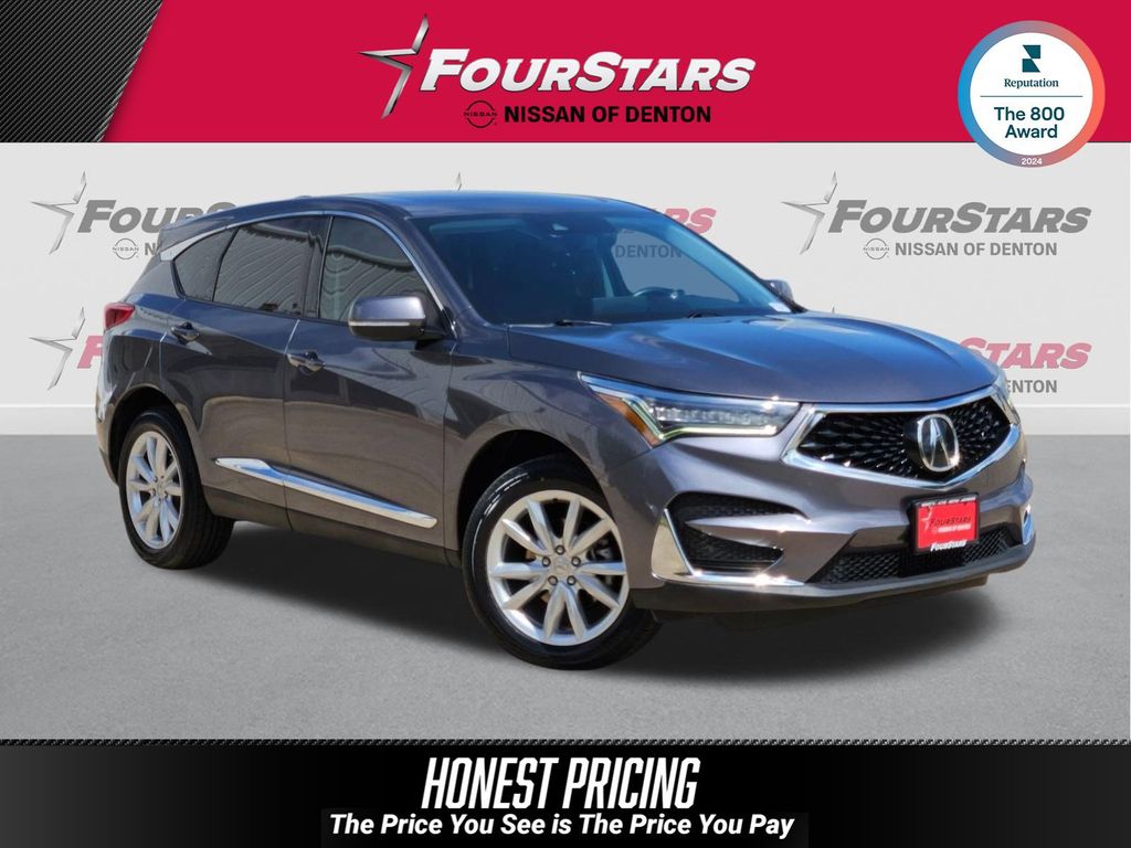Lunar Silver Metallic 2021 Acura RDX FWD SUV / Crossover Front-Wheel Drive Automatic