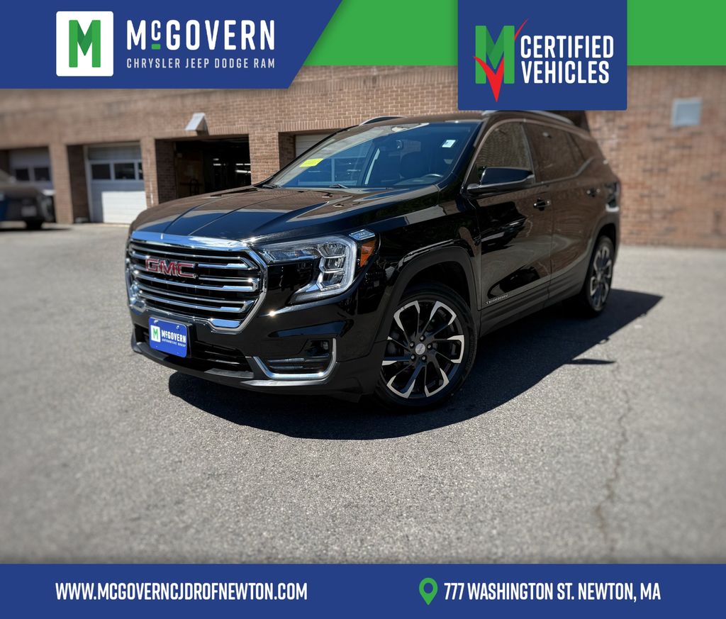Black (Ebony Twilight Metallic) 2022 GMC Terrain SLT AWD SUV / Crossover All-Wheel Drive 9-Speed Automatic