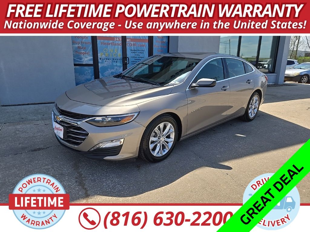 Mineral Gray Metallic 2024 Chevrolet Malibu LT with 1LT FWD Sedan Front-Wheel Drive Continuously Variable Transmission